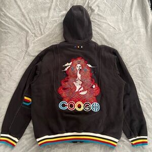 COOGI Black Hoodie with Vibrant Graphic